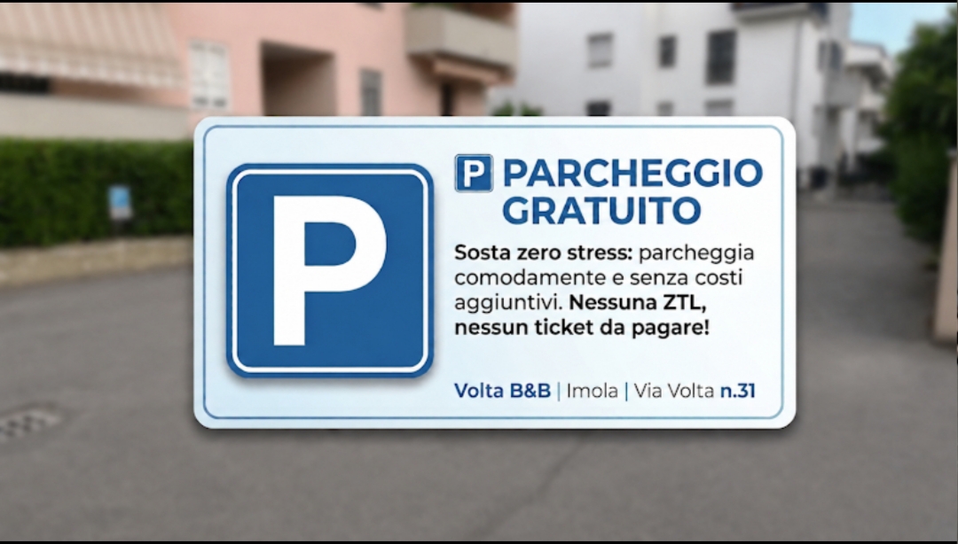 Volta B&B Imola – parcheggio gratuito